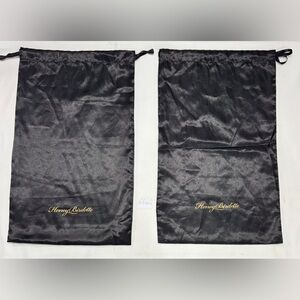 HONEY BIRDETTE BLACK DRAW STRING LINGERIE DUST BAGS POUCH TRAVEL STORAGE 2